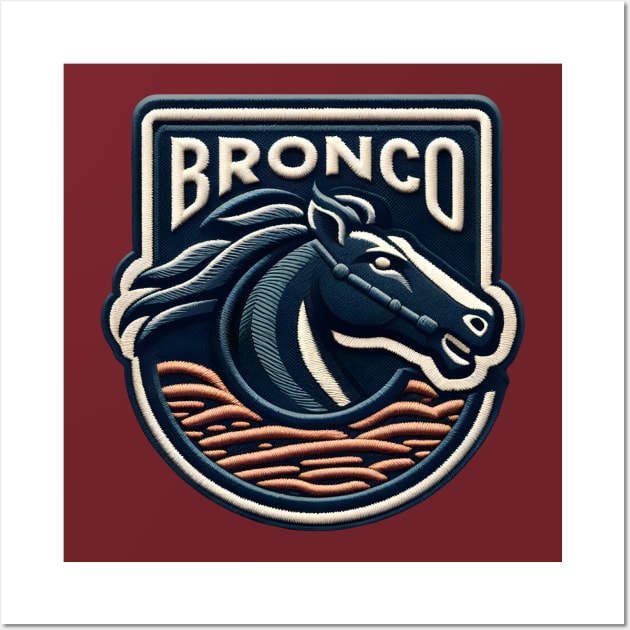 Bronco Wall Art by Sobalvarro